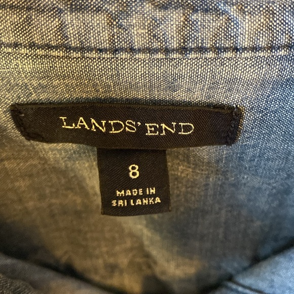 Land’s End Chambray Shirt - Picture 3 of 12